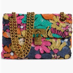 KURT GEIGER LONDON Mini Brixton Sequin Shoulder Bag